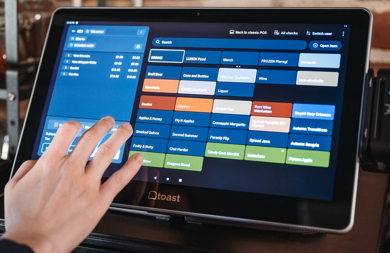 Retail POS system dashboard with multi-branch inventory management